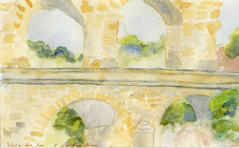 At the Pont Du Gard